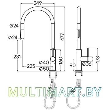 Смеситель Paulmark Senso Se215180-CR (хром) картинка 12